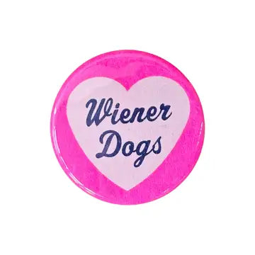 I Love Weiner Dogs Button