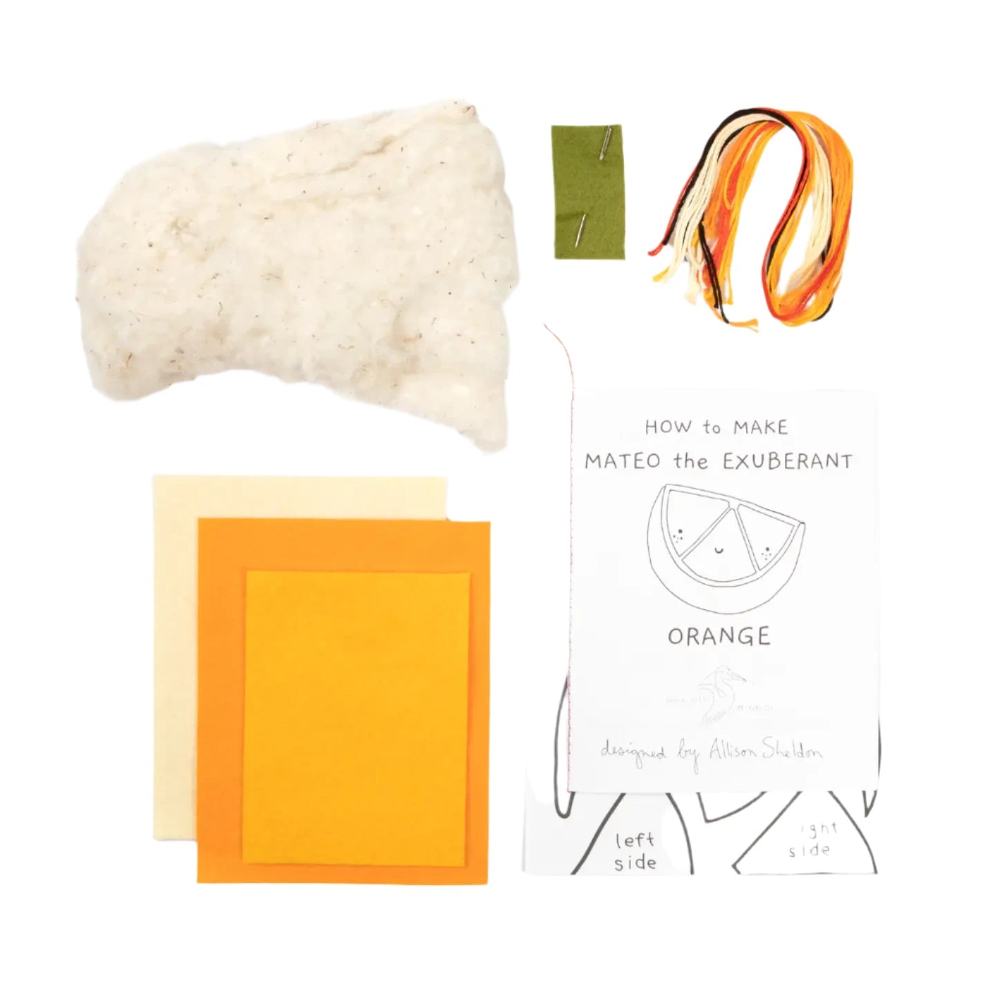 Mateo the Exuberant Orange - DIY Craft Kit