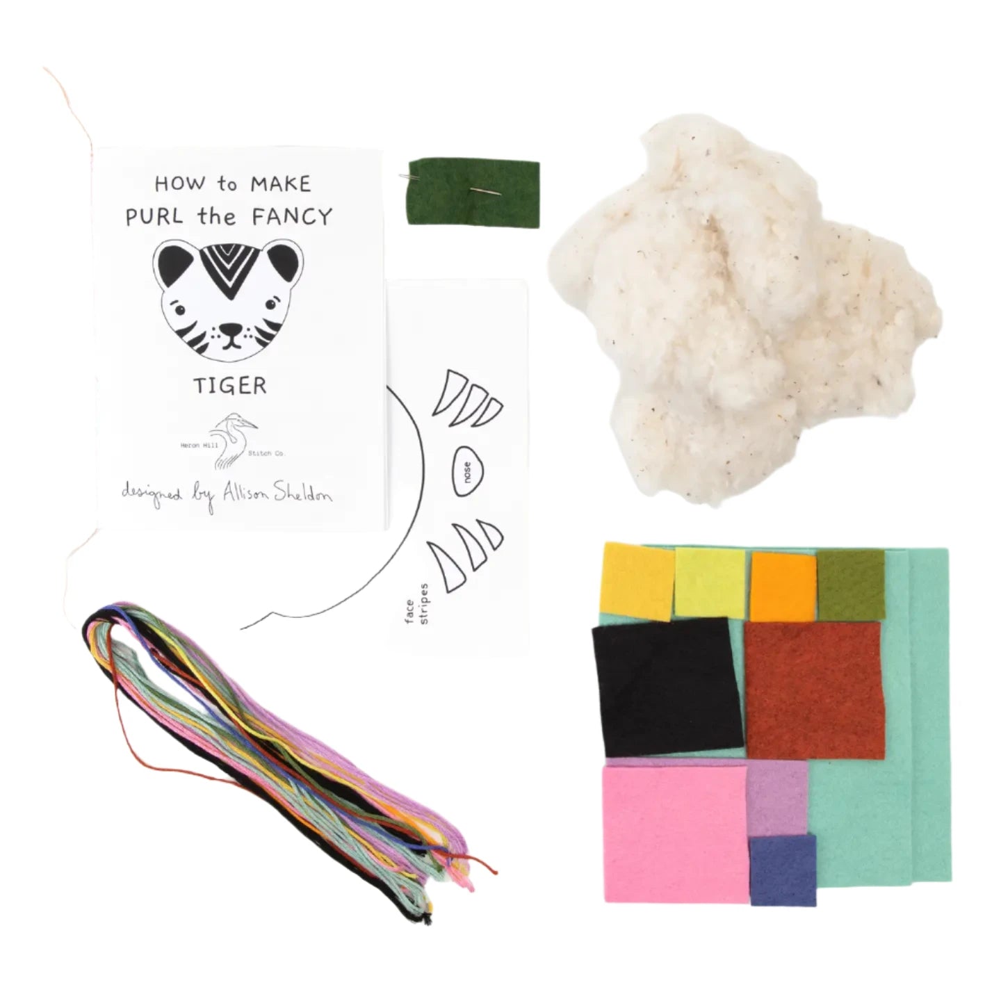 Purl the Fancy Tiger - DIY Craft Kit