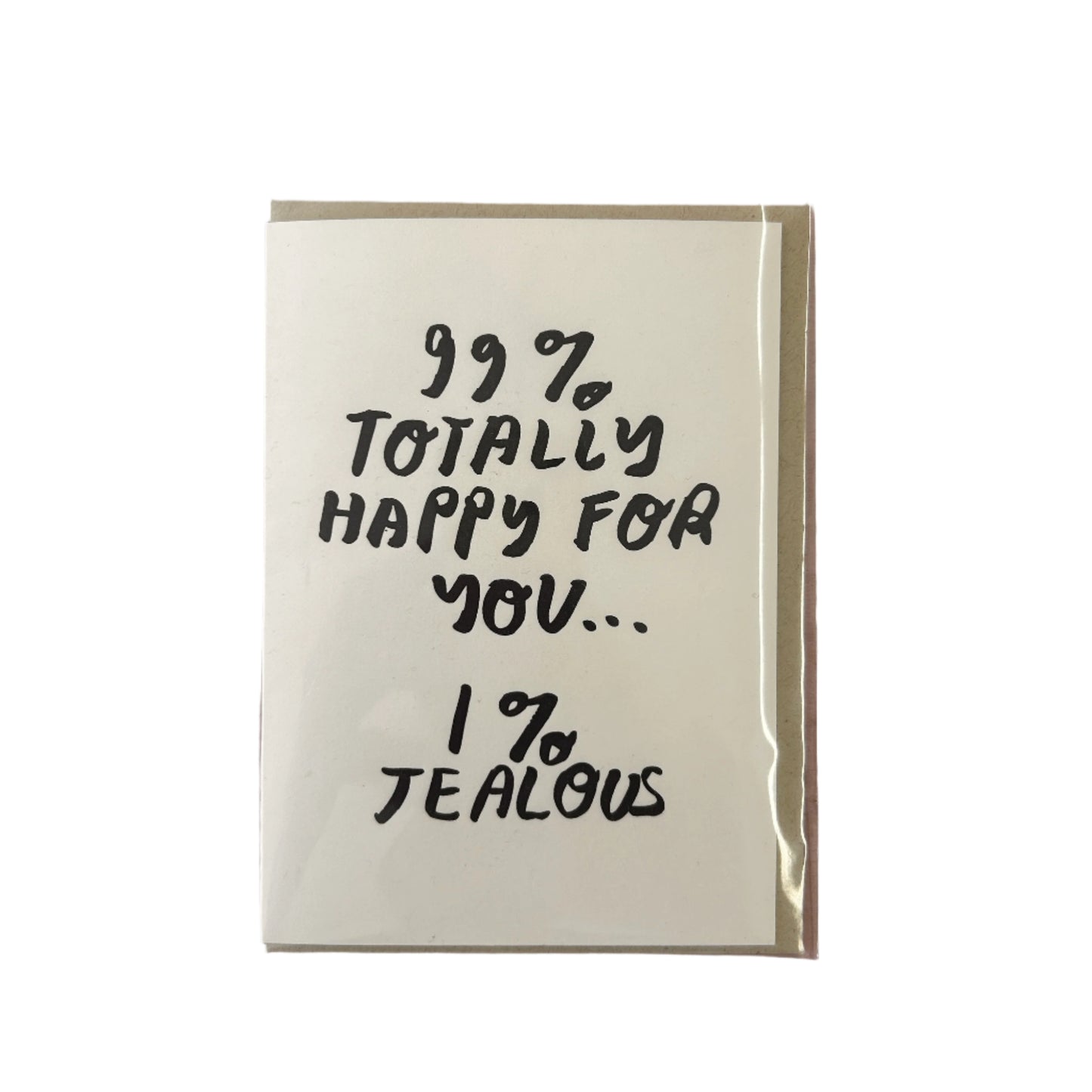 99% Totally Happy Risograph Card