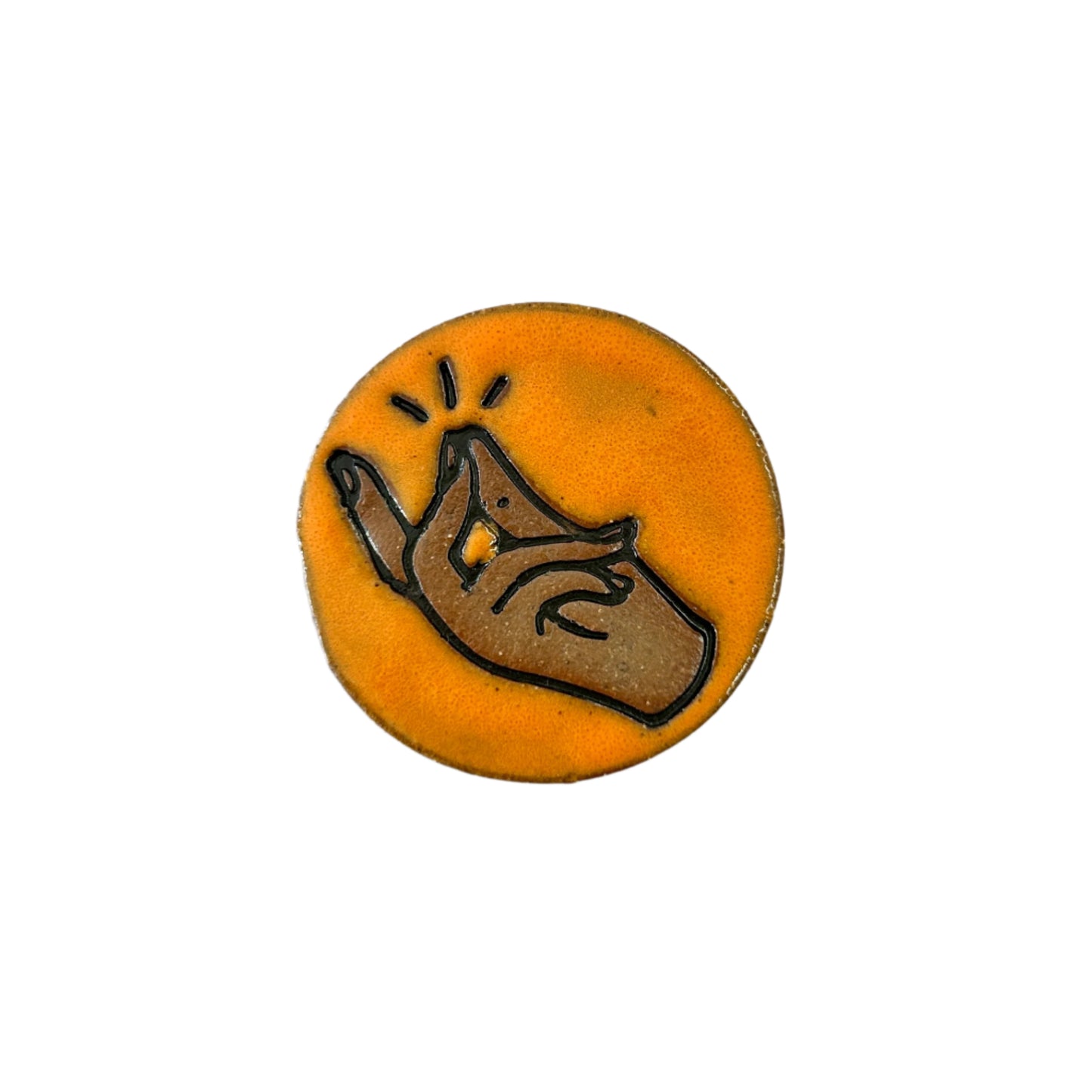 Amano Snap Logo 1-inch Magnet (Orange)