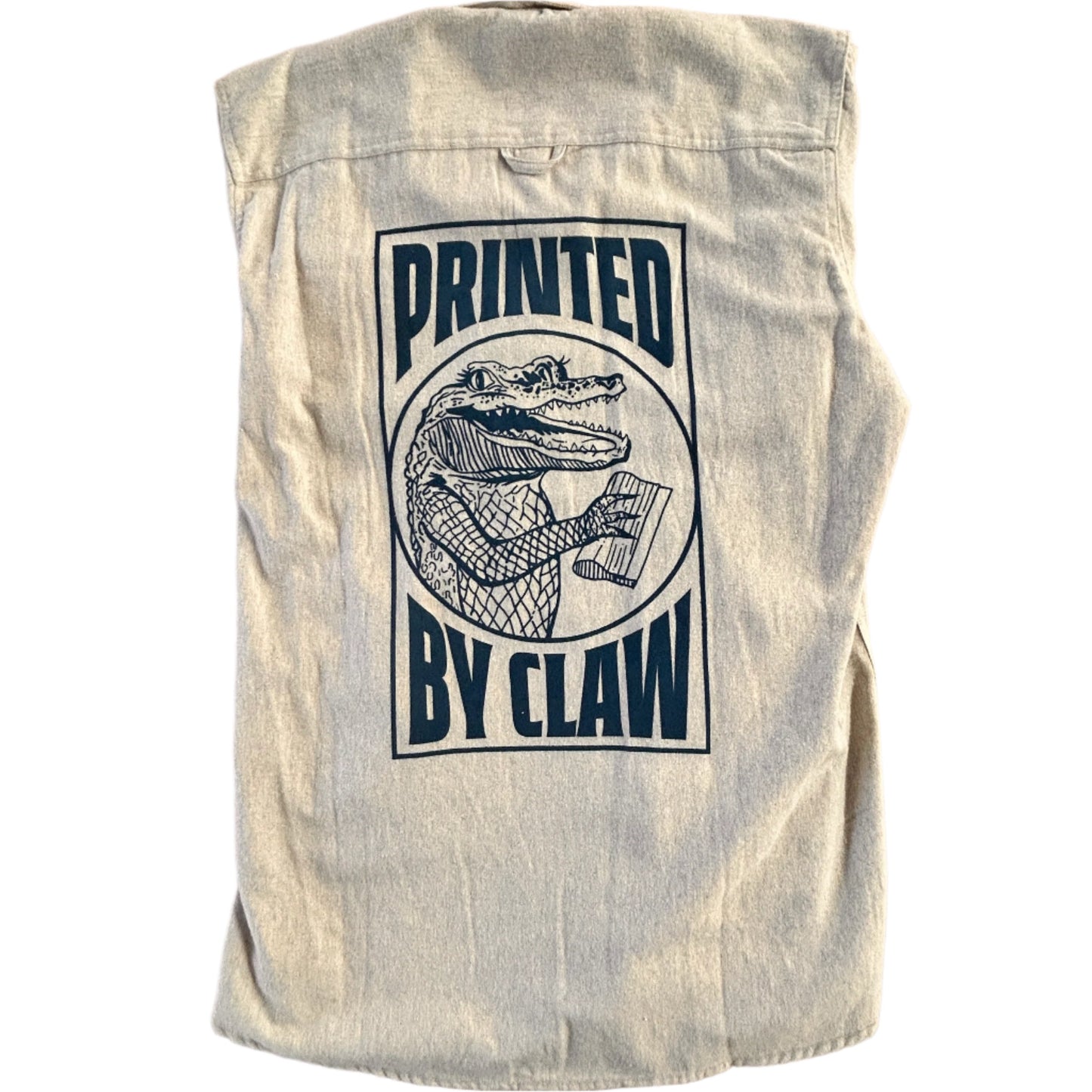 Printed By Claw Long Sleeve Flannel