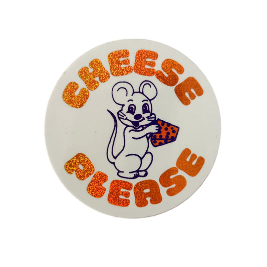 Cheese Please Sticker