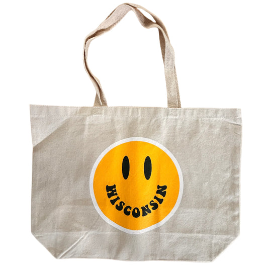 Wisconsin Smiley Tote Bag