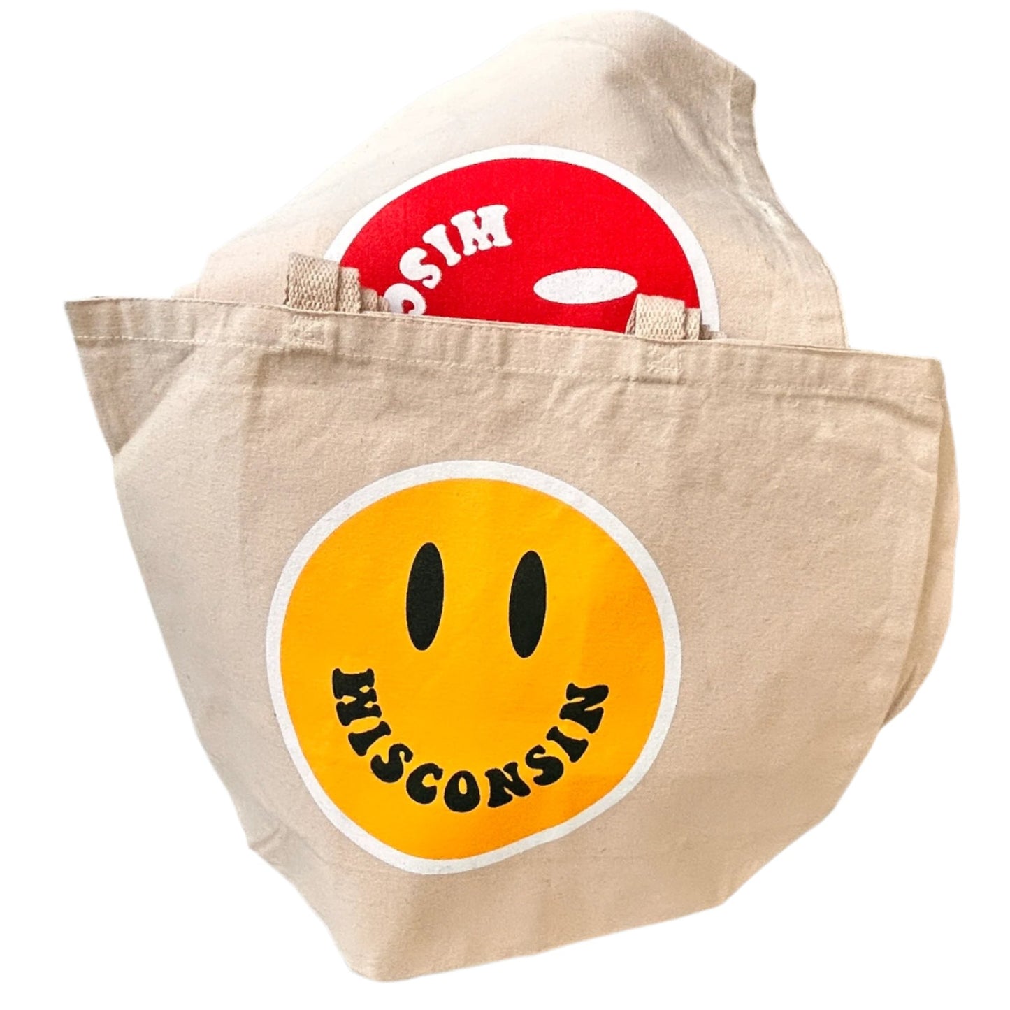 Wisconsin Smiley Tote Bag