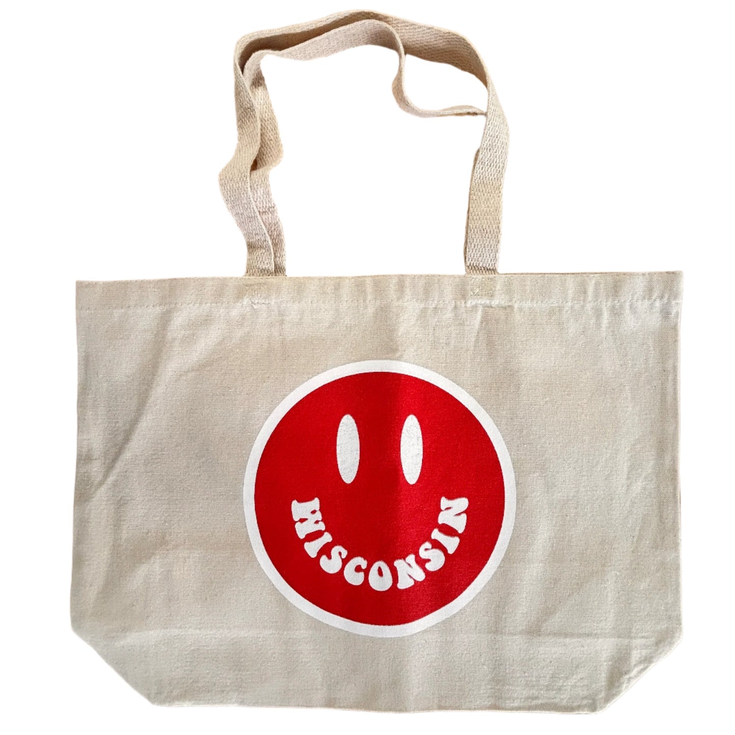 Wisconsin Smiley Tote Bag