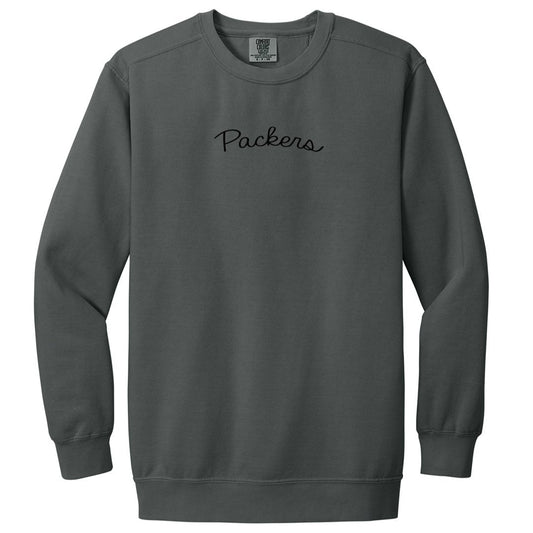 Patch Bar Premium Crewneck in Pepper Gray