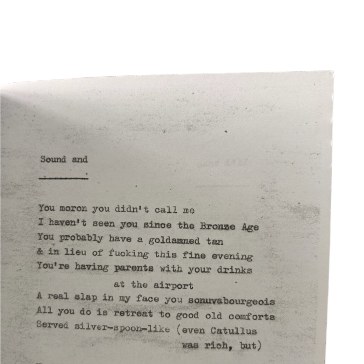 The Famous Poems That Made Me Zine