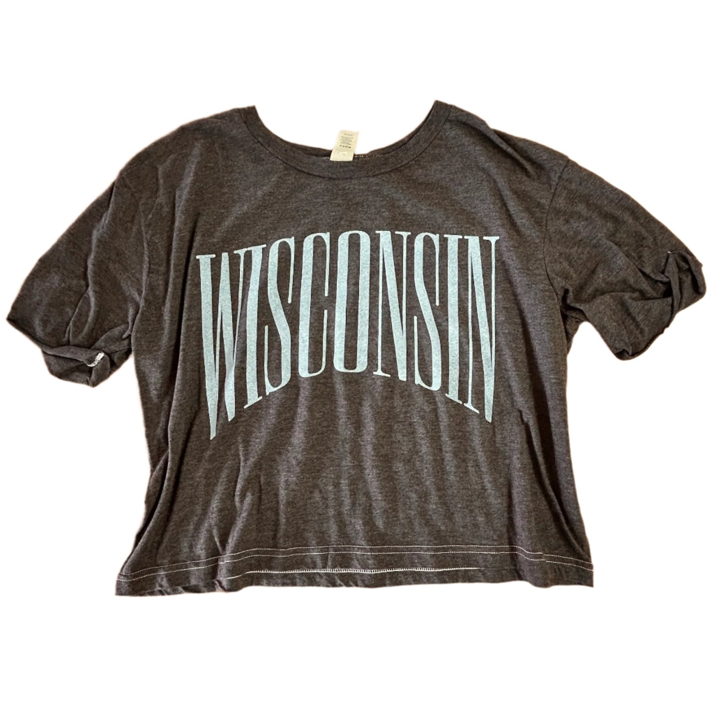 Wisconsin Cropped Tee